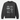 Void Signal Black sweatshirt with white text and graphics on a light gray background