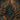 Close-up of orange and teal Reality Breaker graphic print with cracked center detail