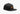 Black cap with orange flame design on a white background