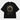 Multiversity Prophecy Sigil Tee in black with distressed gold sigil graphic, front view