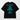 Back flat lay of the Zane Mode Tee featuring the Zane signal graphic and cyan alignment artwork.