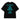 Back flat lay of the Zane Mode Tee featuring the Zane signal graphic and cyan alignment artwork.