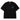 Front flat lay of the Zane Mode Tee in Jet Black, made from 240 GSM heavyweight cotton with a cyan Zane Dripwalker chest logo.