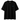 Front flat lay of the Zane Mode Tee in Jet Black, made from 240 GSM heavyweight cotton with a cyan Multiversity chest logo.