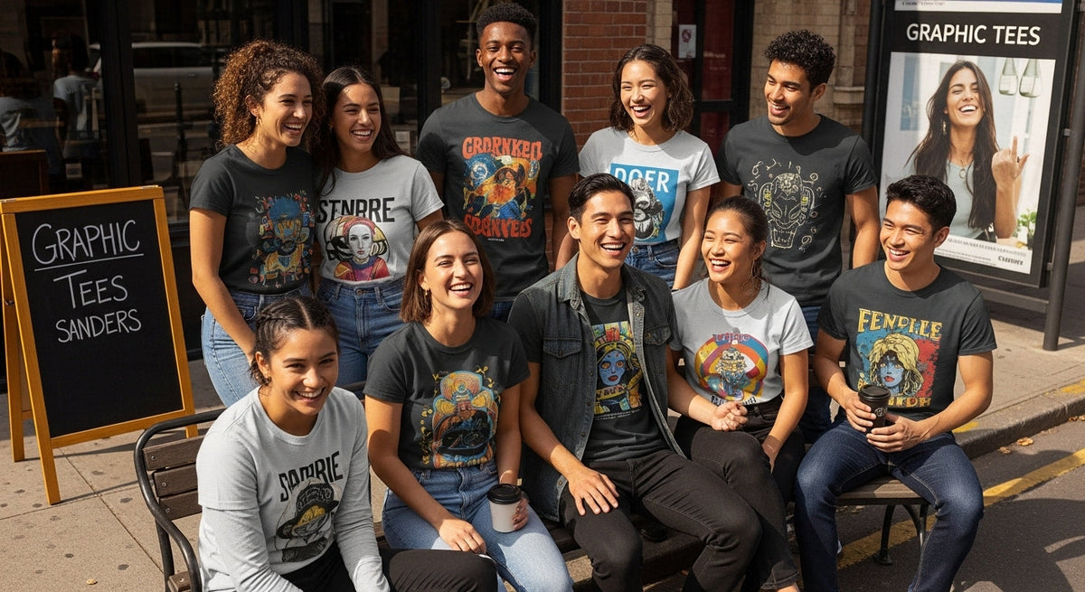 graphic tees street style