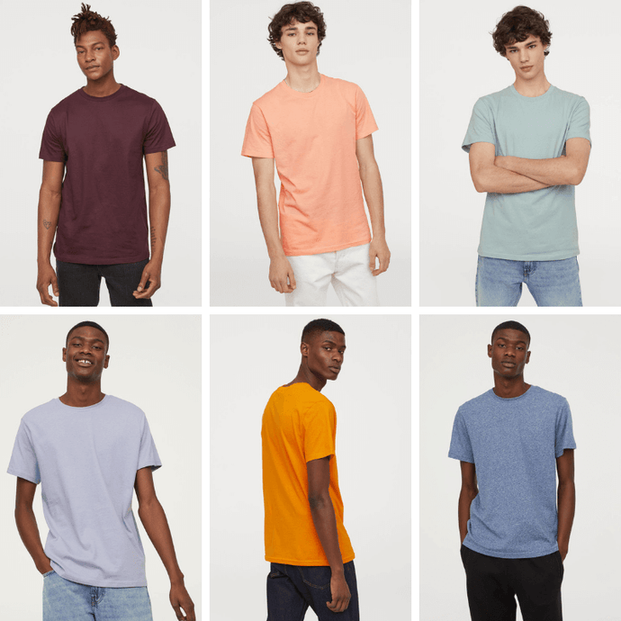 Basic t-shirts for men. Find your ideal style!