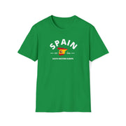 Spain Unisex Soft Style T-Shirt: Show Your Spanish Spirit with Comfortable and Stylish Apparel - Image #9