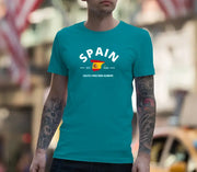 Spain Unisex Soft Style T-Shirt: Show Your Spanish Spirit with Comfortable and Stylish Apparel - Image #12
