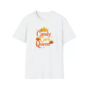 Candy Corn Queen Shirt: Reign Over Halloween with Sweet and Spooky Styles - Image #1