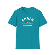 Spain Unisex Soft Style T-Shirt: Show Your Spanish Spirit with Comfortable and Stylish Apparel - Image #1