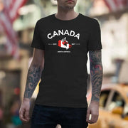 Canada National Team Men's T-shirt Canadian Soccer Toronto Maple Leaf Football Flag North America Territory