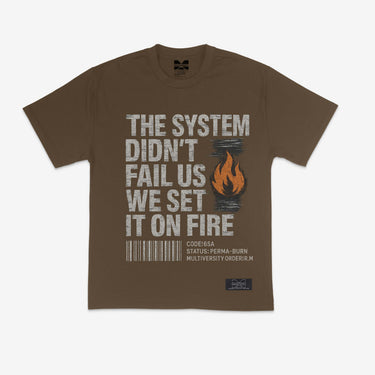System Burner Tee - Premium streetwear fashion by Multiversity