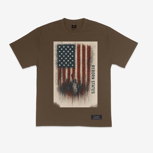 Reborn States Glitch Tee alt view