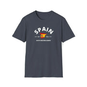 Spain Unisex Soft Style T-Shirt: Show Your Spanish Spirit with Comfortable and Stylish Apparel - Image #8