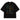 Multiversity Glitch Transfer Tee in black with cyan and gold graphic print, front view